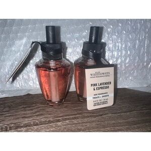 Bath and Body Works PINK LAVENDER and‎ ESPRESSO Wallflower Refills refill plug